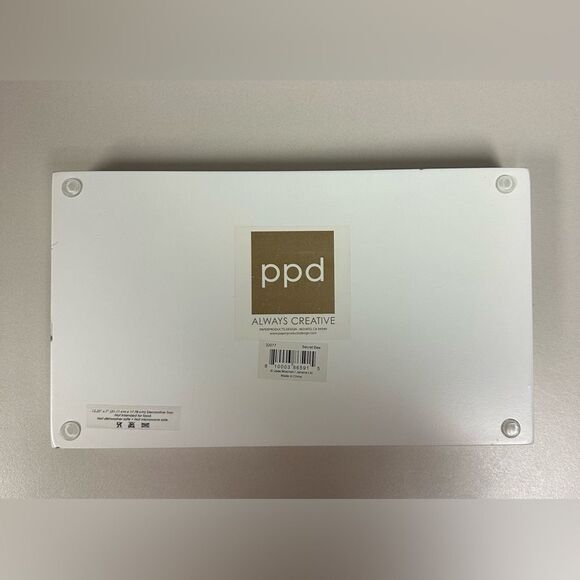 PPD White Blue Black Gold Secret Bee Lacquered Vanity Tray - Picture 6 of 9